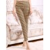 Stripe Skinny Color Block Women's Leggings