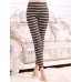 Stripe Skinny Color Block Women's Leggings