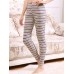 Stripe Skinny Color Block Women's Leggings