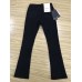 Plain Slit Skinny Button Women's Jeans