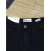 Plain Slit Skinny Button Women's Jeans