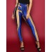 Lace-Up Stripe High Waist Women's Leggings