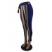 Lace-Up Stripe High Waist Women's Leggings