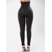 High Waist Plain Slim Women's Leggings