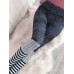 Color Block Stripe Patchwork Women's Leggings