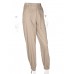 Solid Color Block Pocket Women's Casual Pants