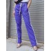 Stripe Pocket Women's Casual Pants