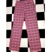 Plaid Loose Casual Women's Pants