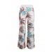 Floor Length Random Print Women's Casual Pants