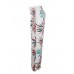 Floor Length Random Print Women's Casual Pants