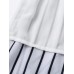 Falbala Stripe Wide Legs Women's Casual Pants