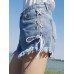 Ripped Tassel Denim Women's Shorts