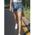 Ripped Tassel Denim Women's Shorts