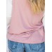 Letter Round Neck T-shirt