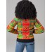 Loose Zipper Dashiki Women's Jacket