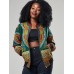 Loose Zipper Dashiki Women's Jacket