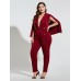 Button Plain Pencil Pants Jumpsuit