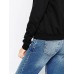 Front Zipper Round Neck Jacket