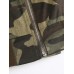 Camouflage Stand Collar Long Sleeve Jacket