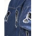 Hole Denim Loose Long Sleeve Women's Jacket