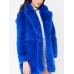 Best Seller Pure Color Faux Fur Women's Overcoat