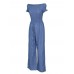 High-Waist Wide Legs Jumpsuit with Belt