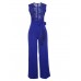 Self-tie European-American Sexy Lace Women's Jumpsuit