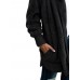 Faux Fur Solid Color Overcoat