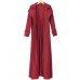 Slim Lapel Plain Long Coat