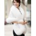 Faux Fur Patchwork Loose Women's Cape