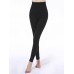 High Waist Cotton Plain Leggings