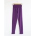 High Waist Cotton Plain Leggings