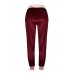 Velvet Plain Loose Pocket Women's Pants