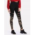 Camouflage Patchwork Thin Print Leggings