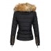 Artificial Wool Zipper Solid Color Coat