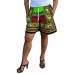 Dashiki Pocket Loose Colorful Women's Shorts