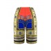 Dashiki Pocket Loose Colorful Women's Shorts