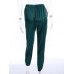 Contrast Grid Drawstring Women's Casual Pants