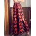 Chiffon Printed Wide Legs Women's Pants