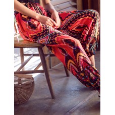 Geometric Printed Loose Women's Haren Pants