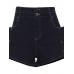 Slim High-Waist Plain Wide Legs Women's Shorts