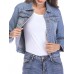 Slim Lapel Denim Women's Jacket