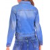 Slim Lapel Denim Women's Jacket