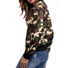 Best Seller  Camouflage Zipper Jacket