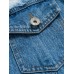 Hole Casual Pocket Denim Women's Jacket