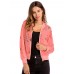 Printing Zipper  Loose Jacket