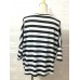 Bat Sleeve Stripe T-shirt