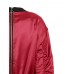 Back Zipper Solid Color Jacket