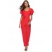 Wide Legs Plain Ruffle Sleeve Women's Jumpsuits