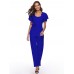 Wide Legs Plain Ruffle Sleeve Women's Jumpsuits